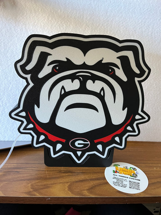 3D Dog Light box / Press On Us, LLC