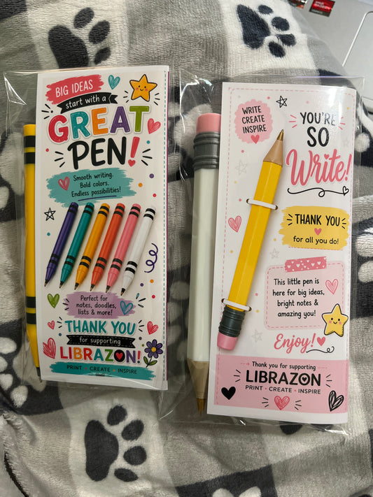 Pen Pencils & Crayons