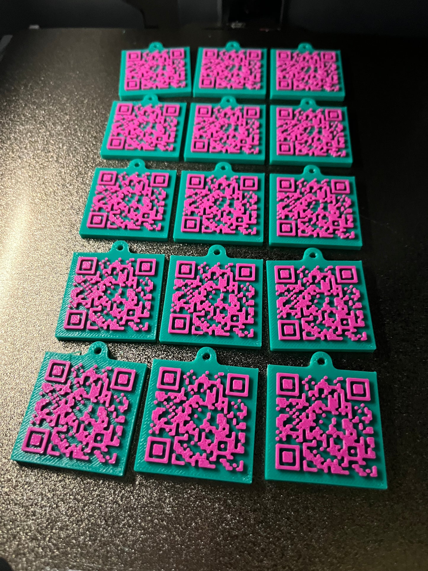 30 QR Code key chains | Press On Us, LLC