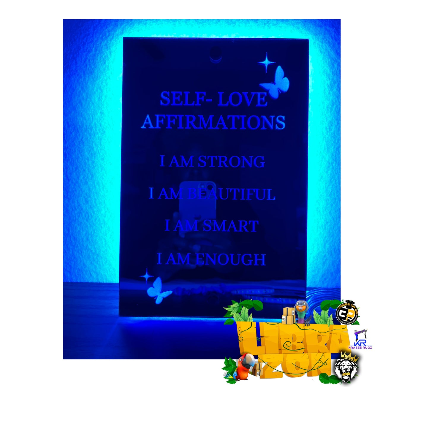Neon Affirmation Light | Press On Us, LLC