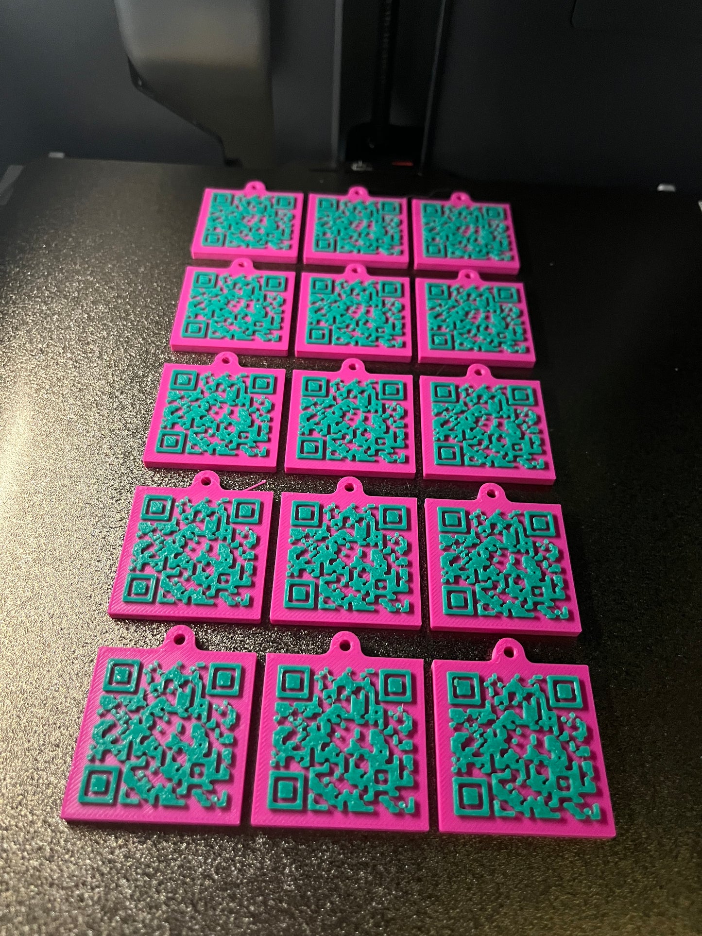30 QR Code key chains | Press On Us, LLC
