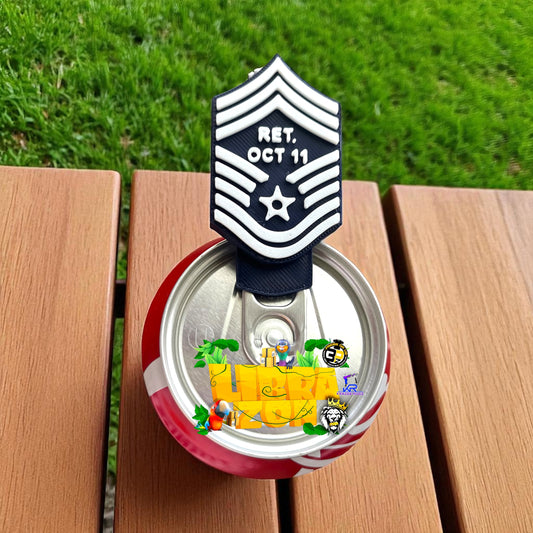 Soda pop tops keychains/ Press On Us, LLC