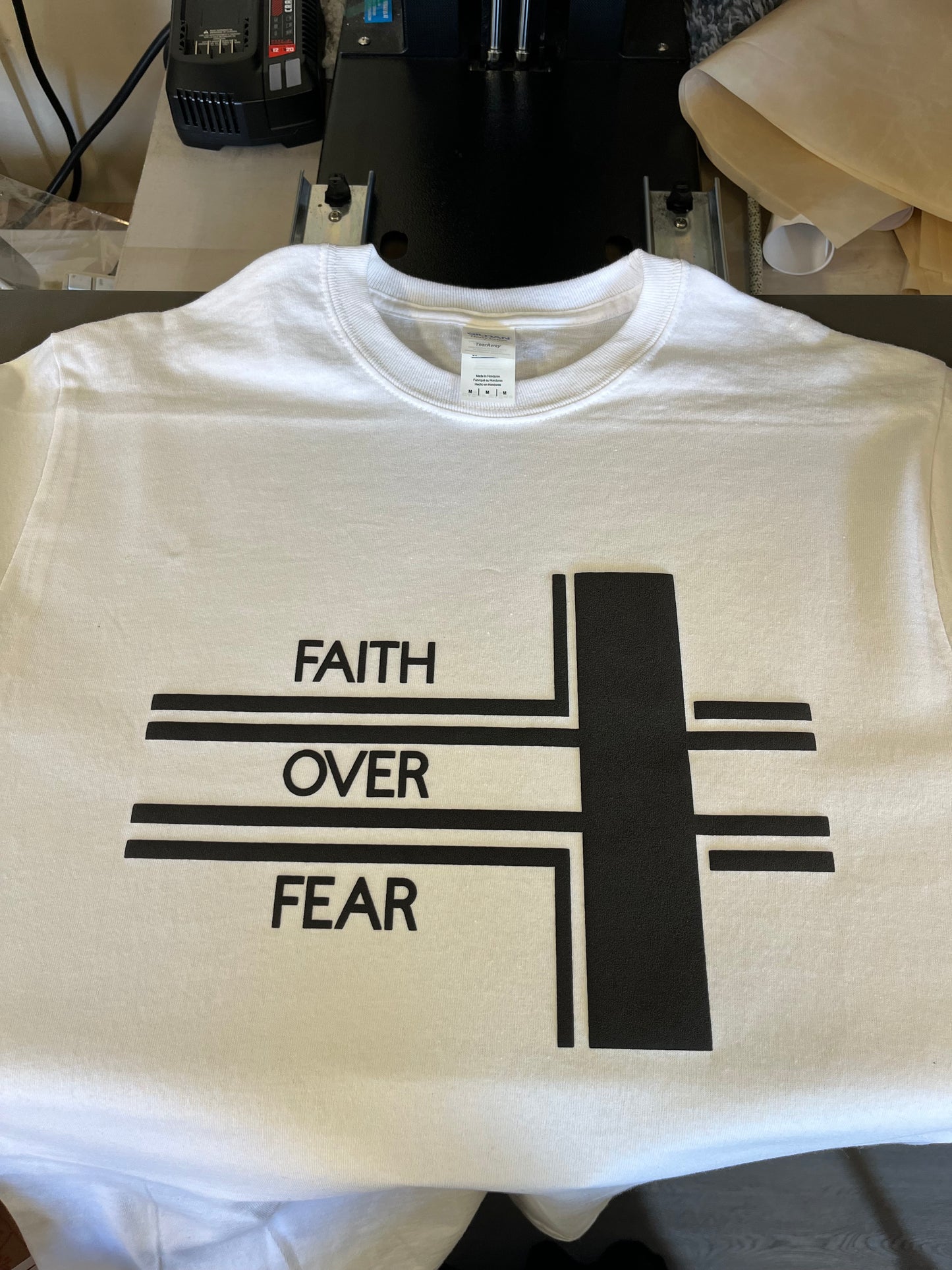 Faith over Fear long sleeve | Press On Us, LLC