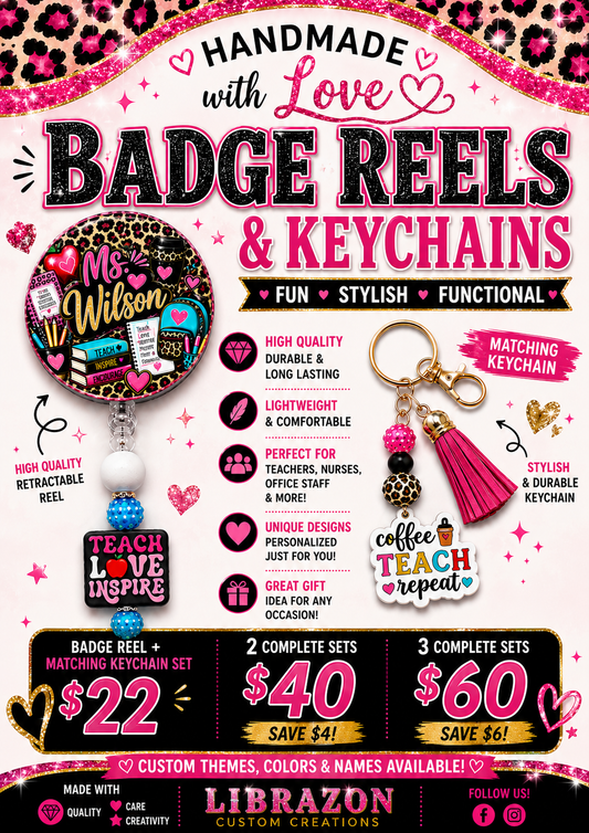 Badge reels & Keychains (Set)
