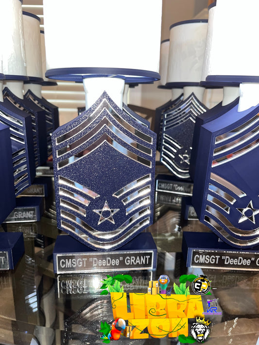 Double sided with acrylic Custom lamp/ Press On Us, LLC