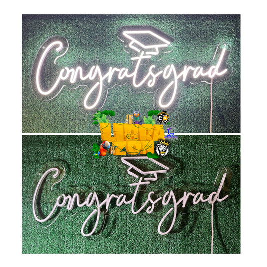 24” Congrats Grad neon light| Press On Us, LLC