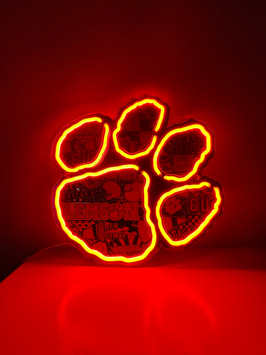 Paw Neon Light | Press On Us, LLC