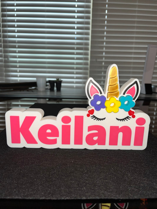 9in Desk name plate | Press On Us, LLC