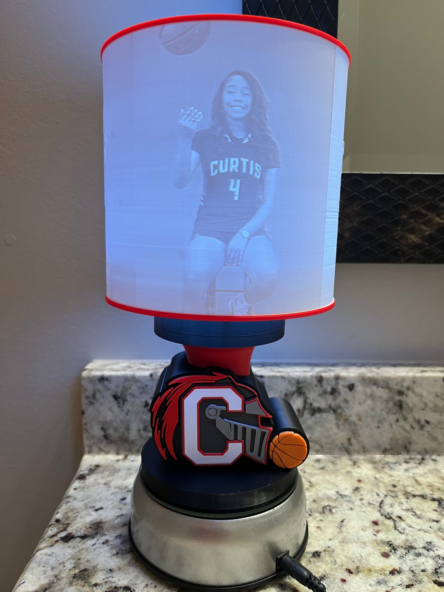 Custom Pop Light lamp/ Press On Us, LLC