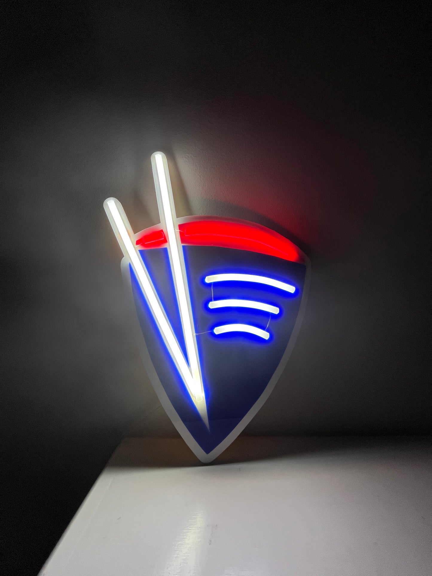 Veterans Band Neon Light | Press On Us, LLC
