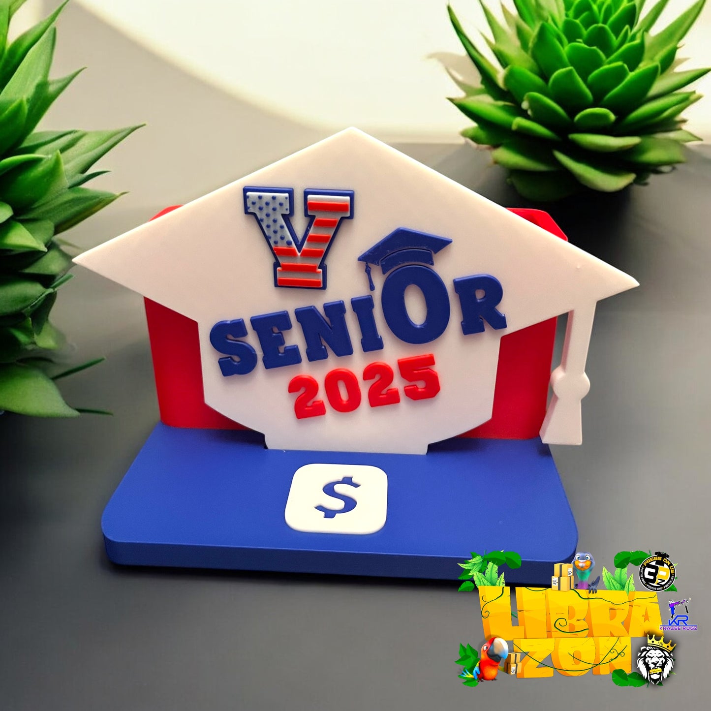 Graduation Cap Cash App / Envelope Stand