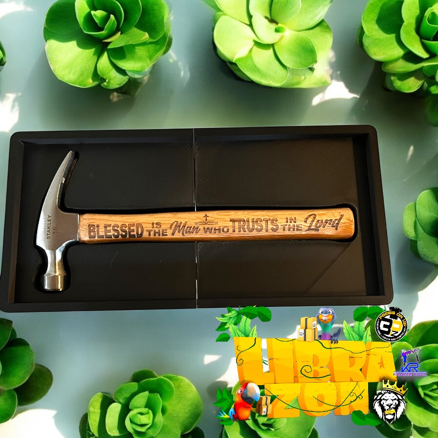 🔨 Perfect Gift for Father’s Day or Any Handy Hero!
“Blessed is the man who trusts in the Lord.” 🙏
This beautifully engraved hammer is more than a tool — it’s a message of faith and strength.