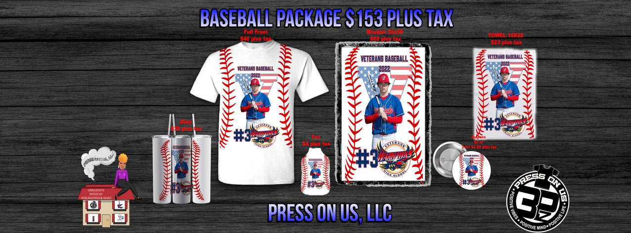 Large Sports Package | Press On Us, LLC