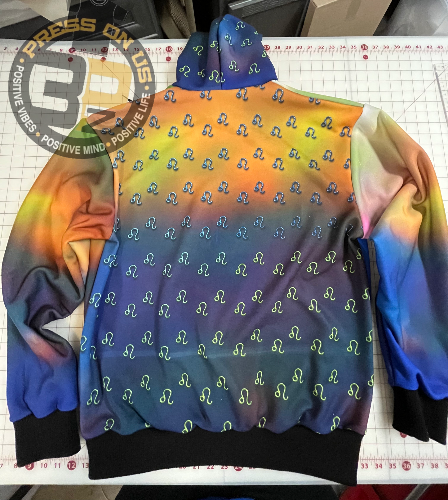 Custom Cut & Sew Hoodie | Press On Us, LLC