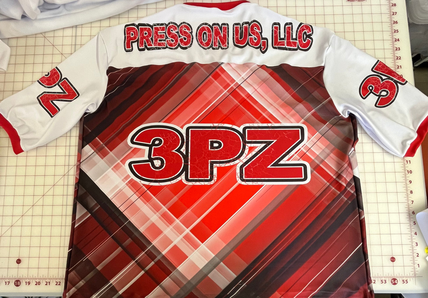 Custom Cut & Sew Jersey | Press On Us, LLC