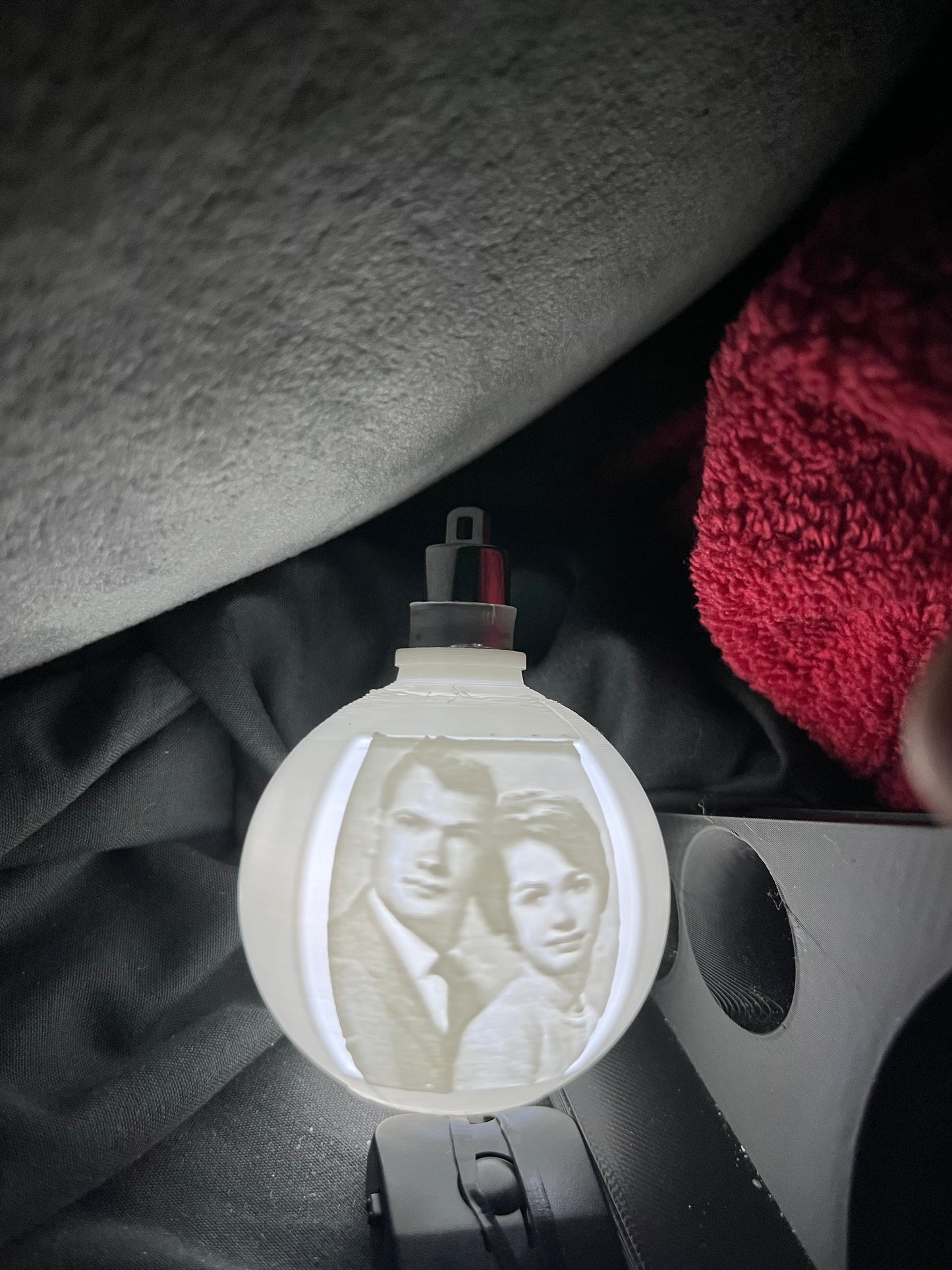 Custom Lithophane light ornament | Press On Us, LLC