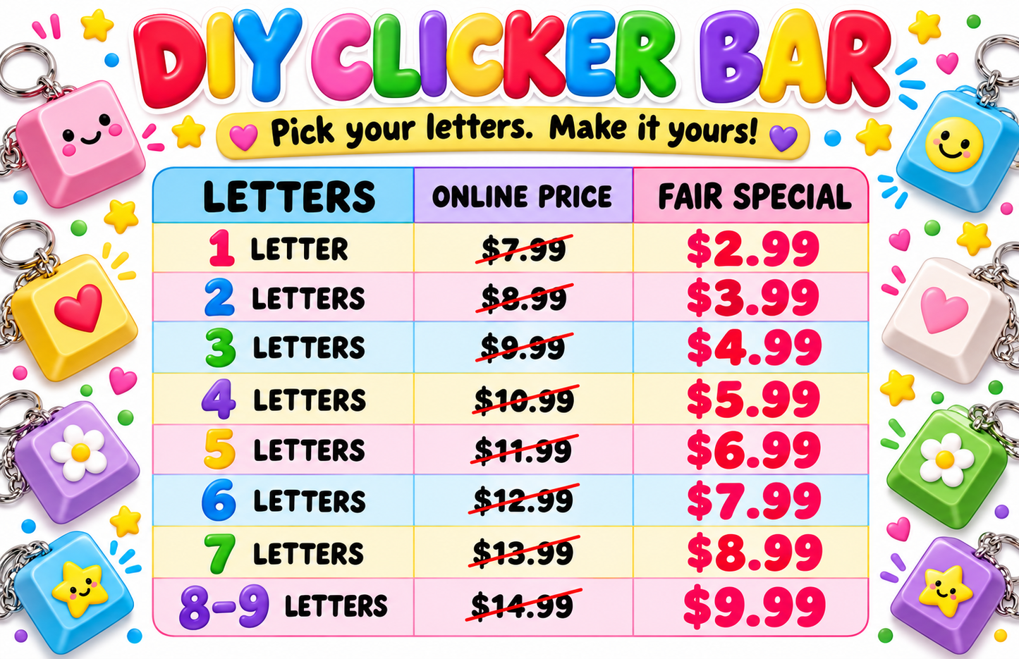 Name Fidget Clickers Bar/ Press On Us, LLC