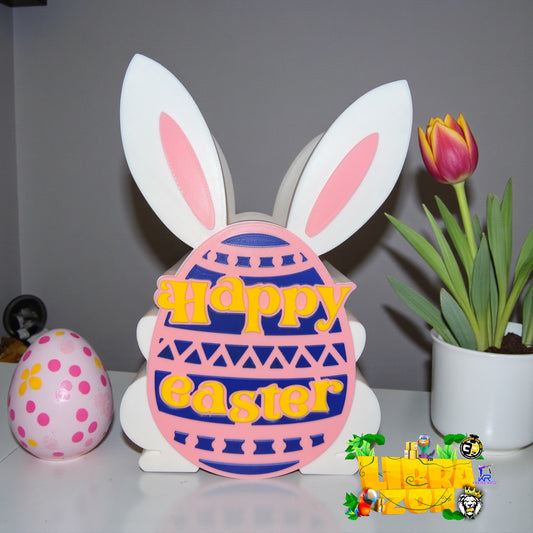 Filled with some plastic eggs