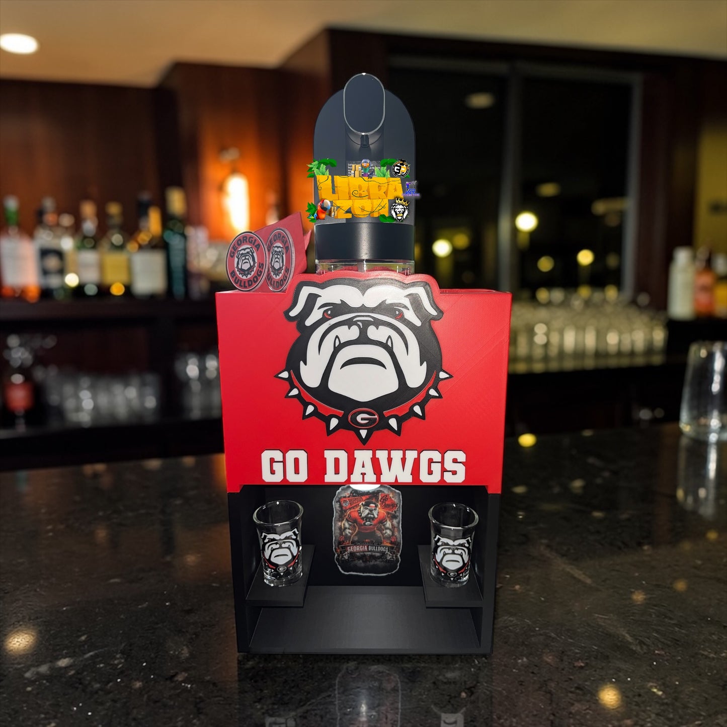 Liquor Dispenser Mini Bar w/shot space