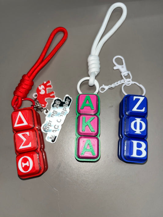 3 letter Light up Fidget Clickers W/Charms / Press On Us, LLC