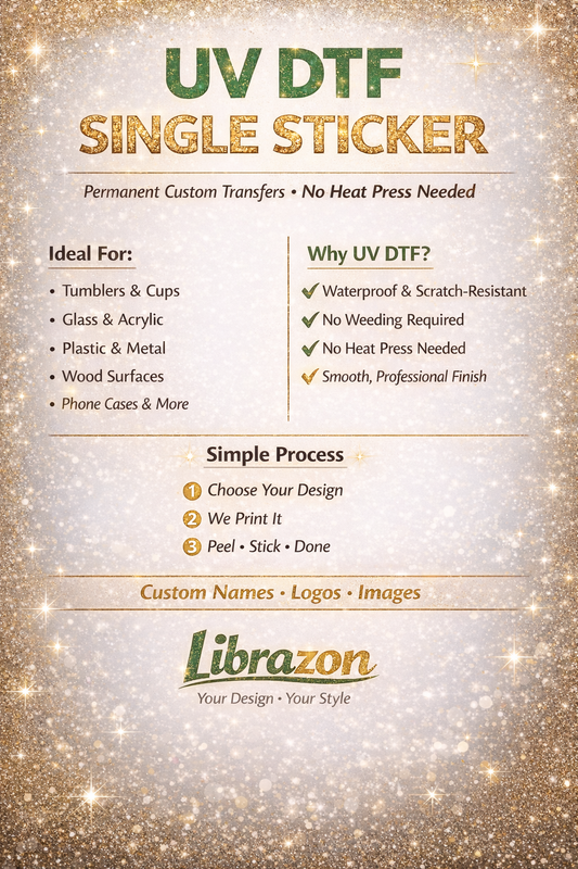 UV DTF Individual Stickers