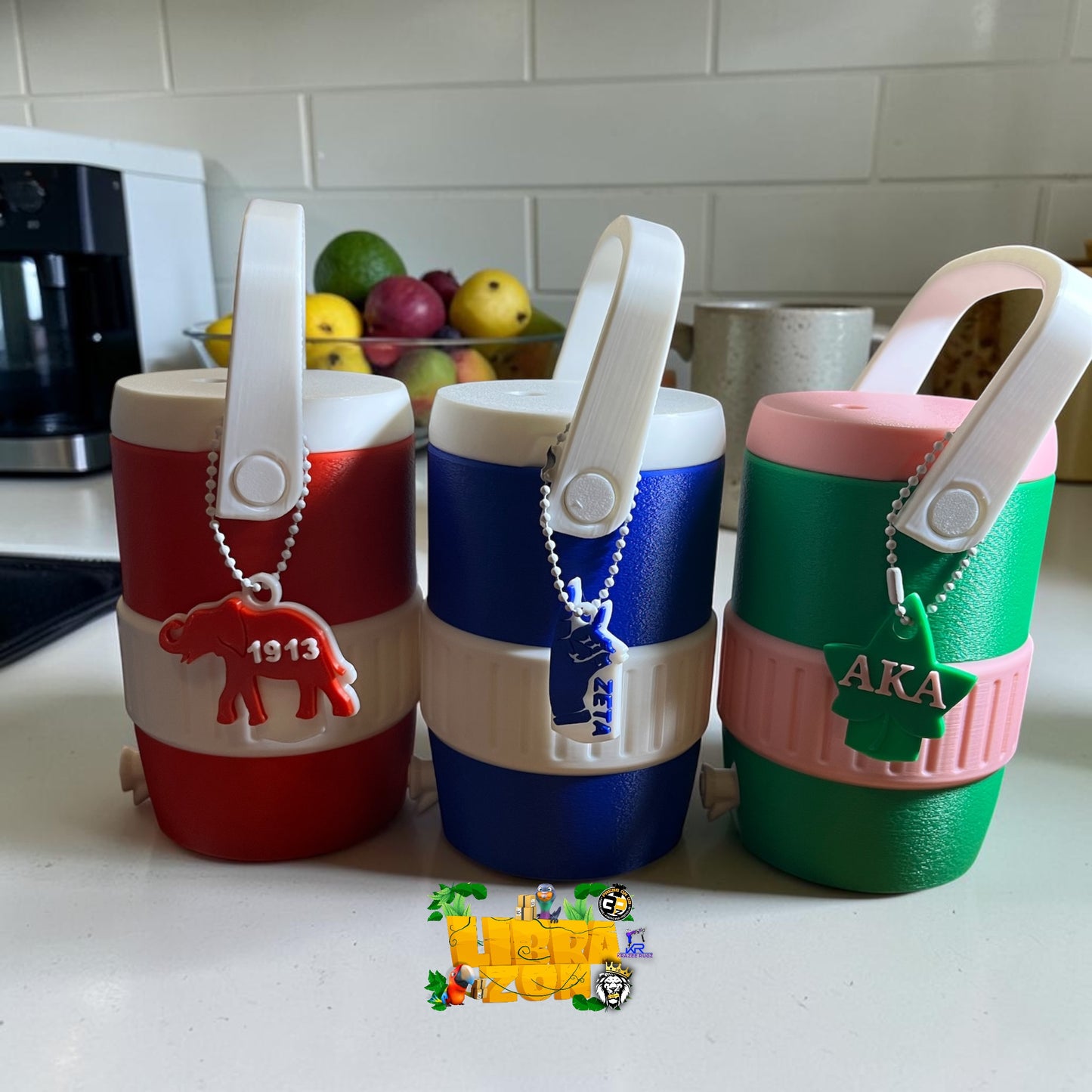 3D Cooler Kooz W/ pop top