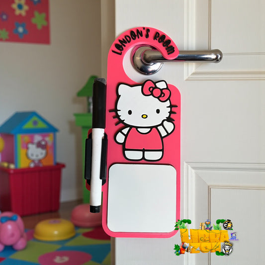 3D White board Door Hanger