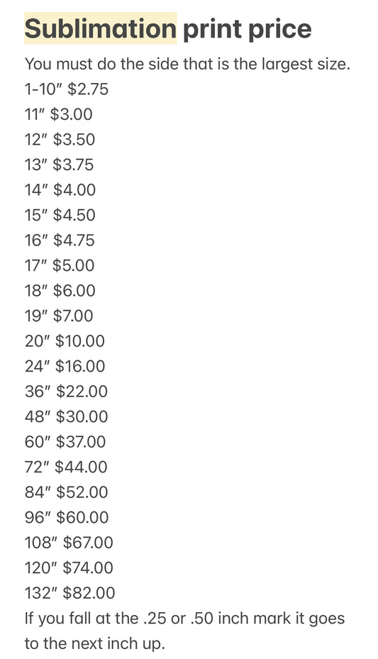 Sublimation Print for Me | Press On Us, LLC