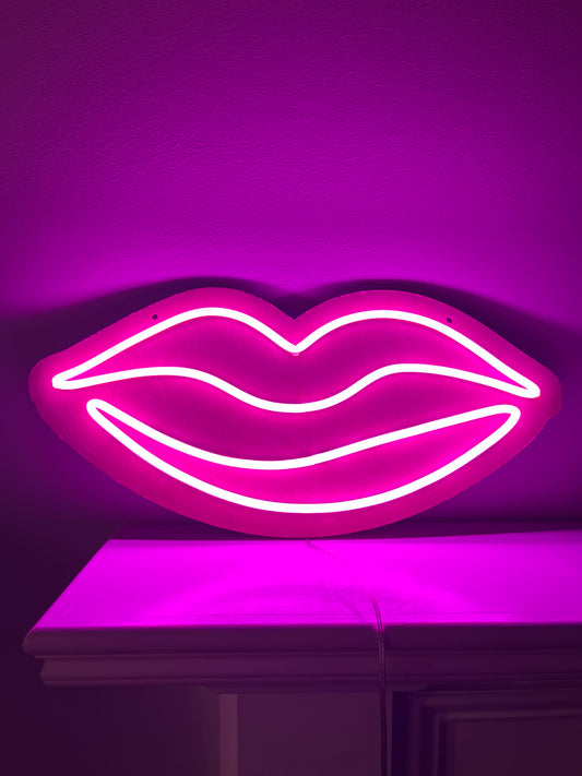 Lips Neon Light | Press On Us, LLC