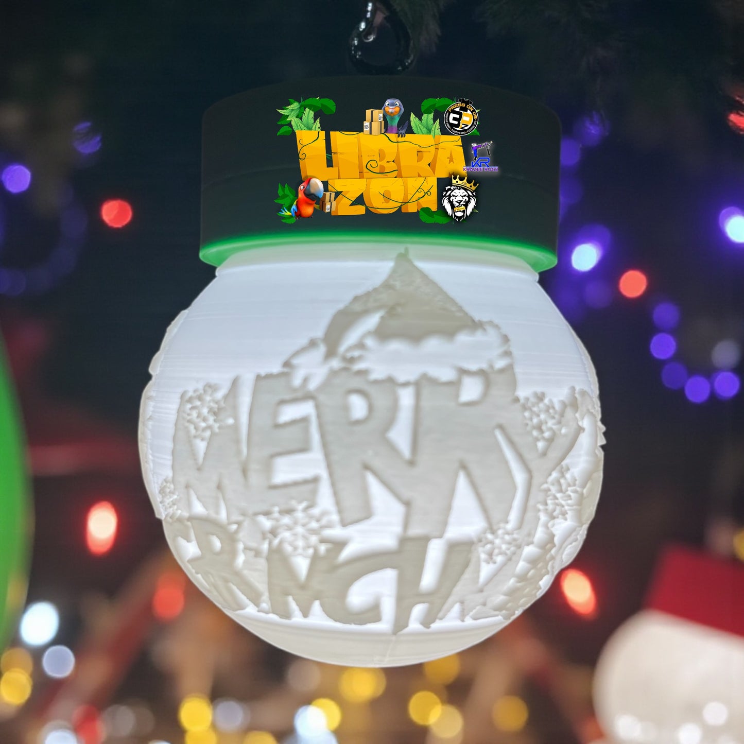 3D Christmas Ornaments /Snow Globe / Press On Us, LLC