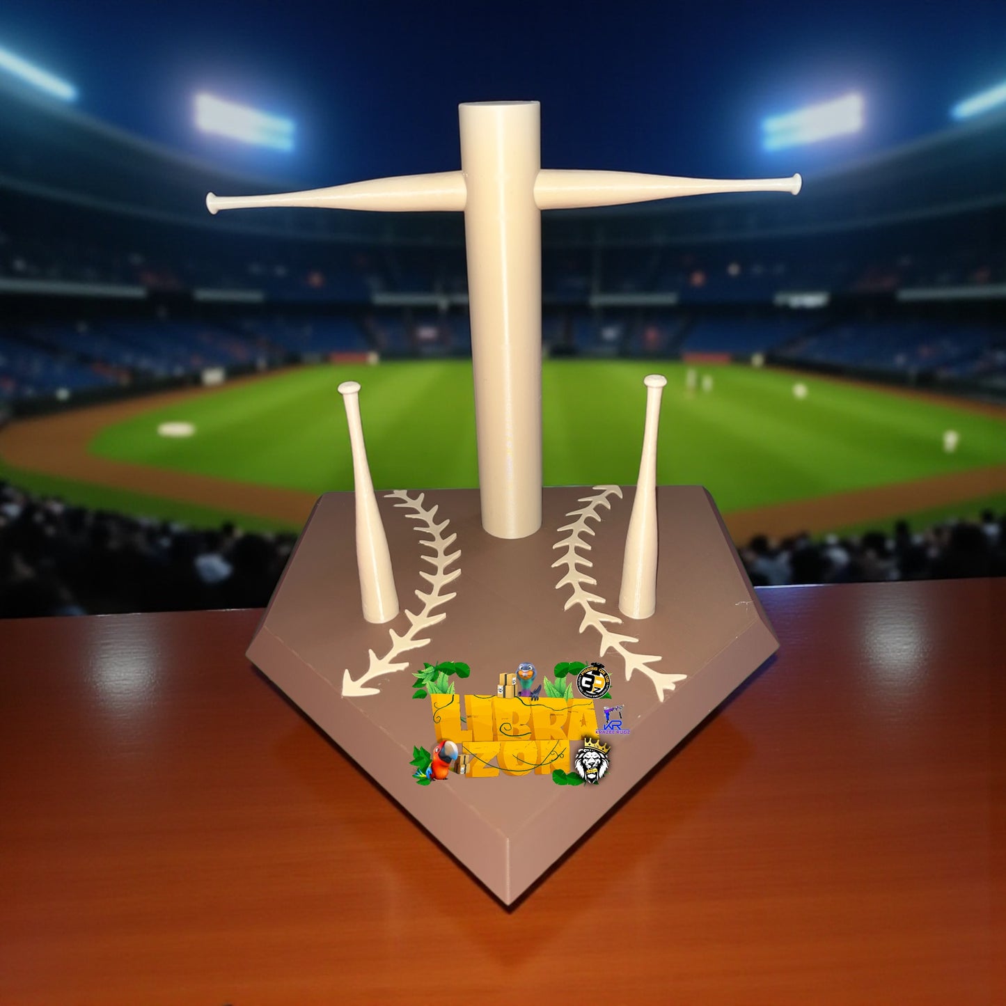 3D Baseball Ring Holder/ Press On Us, LLC