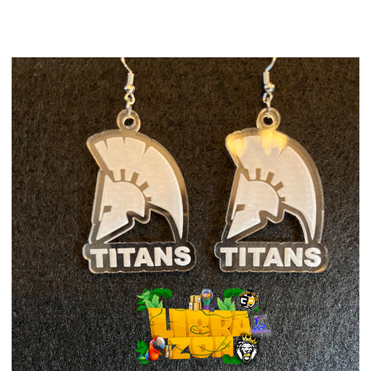 Central Ga Tech Acrylic Earrings | Press On Us, LLC