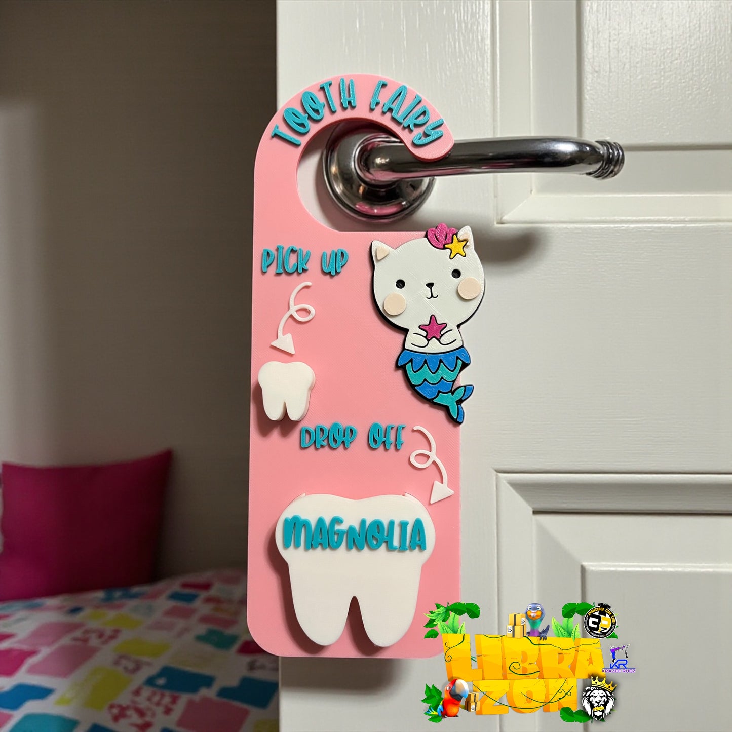 3D Tooth Fairy Door Hanger