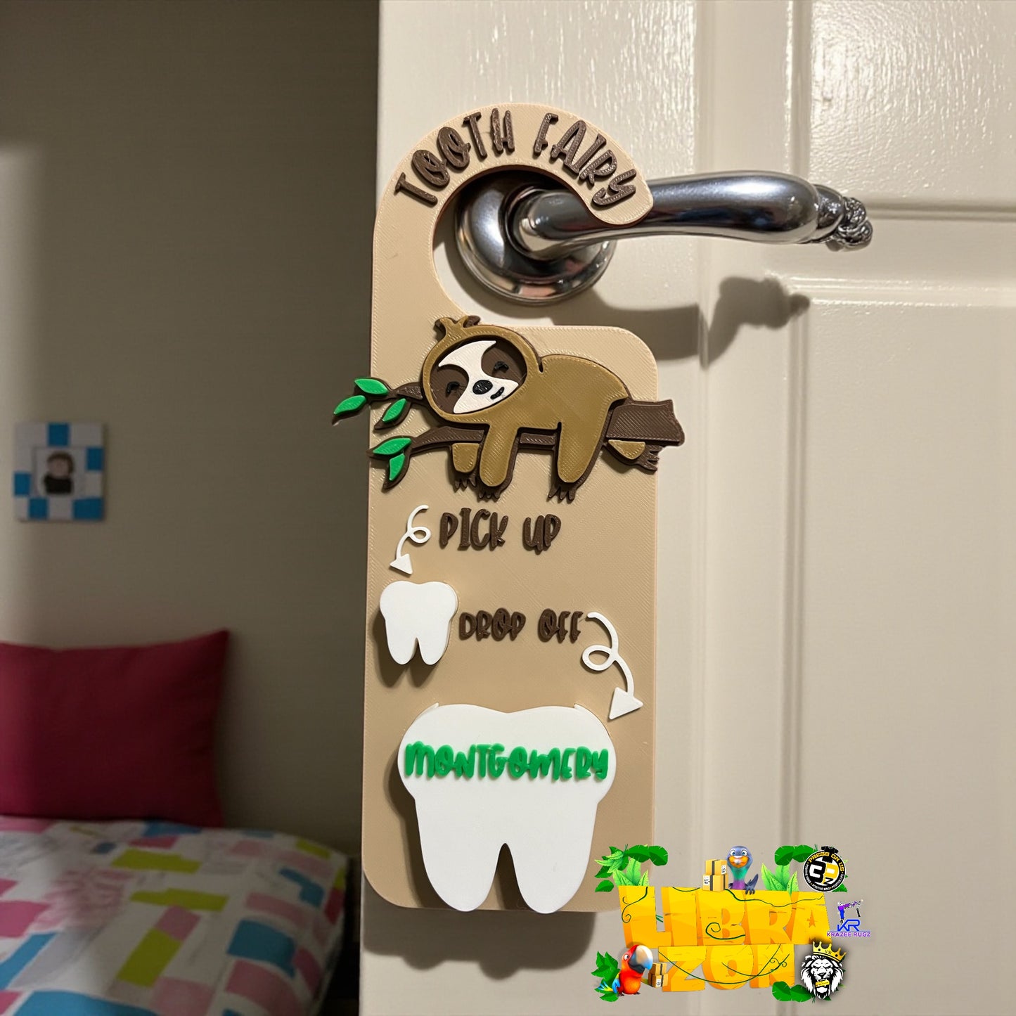 3D Tooth Fairy Door Hanger
