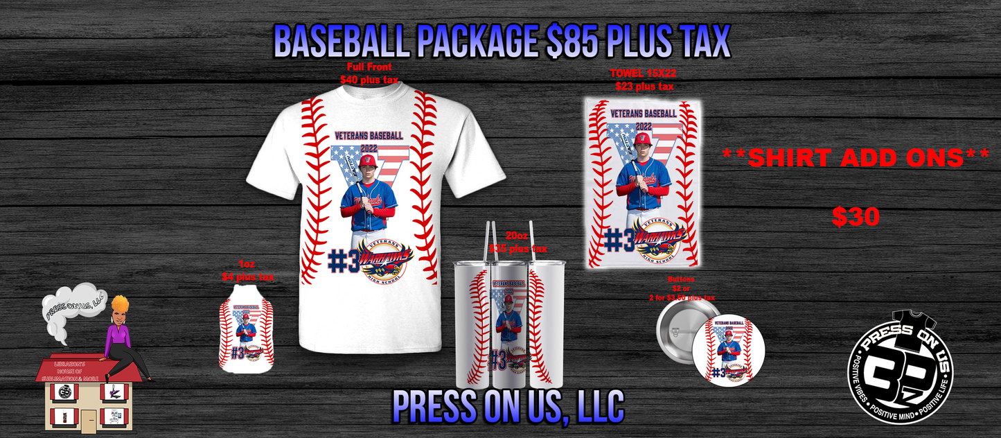 Small Sports Package | Press On Us, LLC